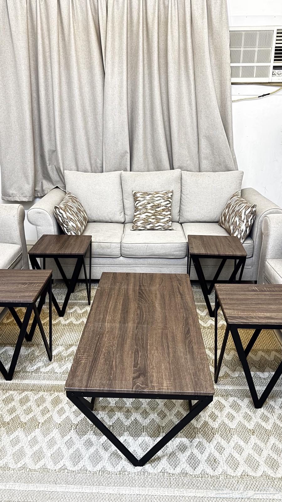 كنب حرف L وكنب 3قطع64378411466498112