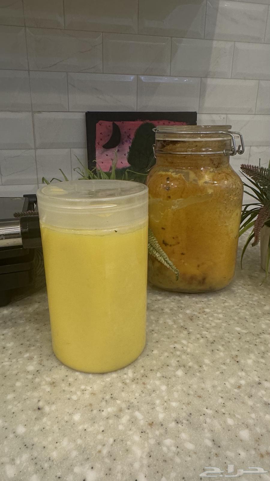 للبيع سمن بقري فاخر مبخر وعلى ضماناتي64392045801217111