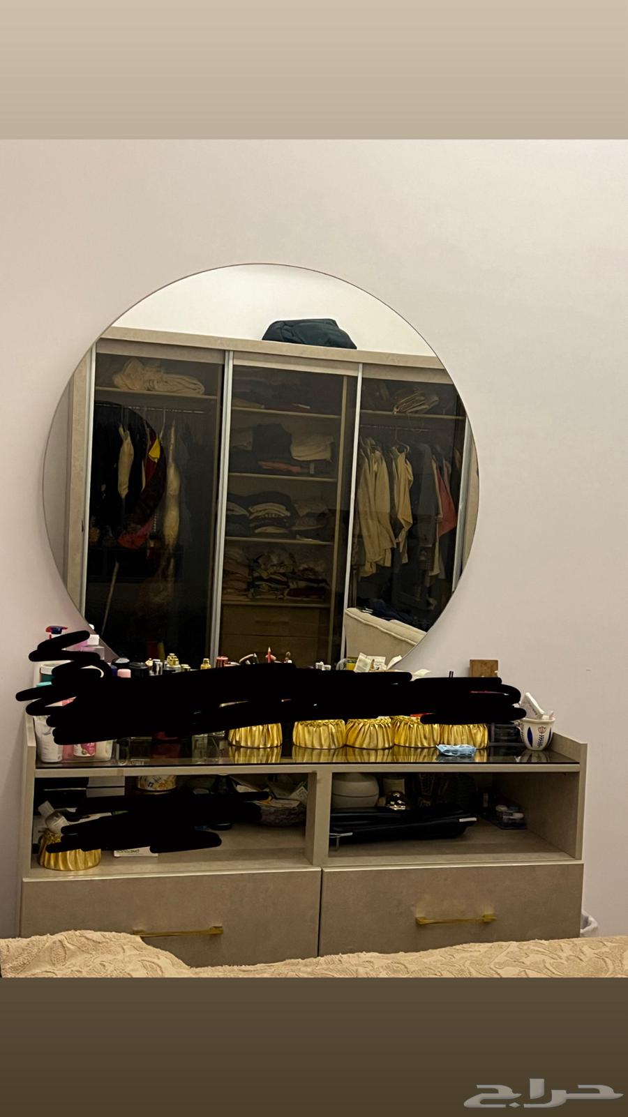 غرفة نوم خشب تركي لون عسلي فاتح استعمال سنتين64377196926465110