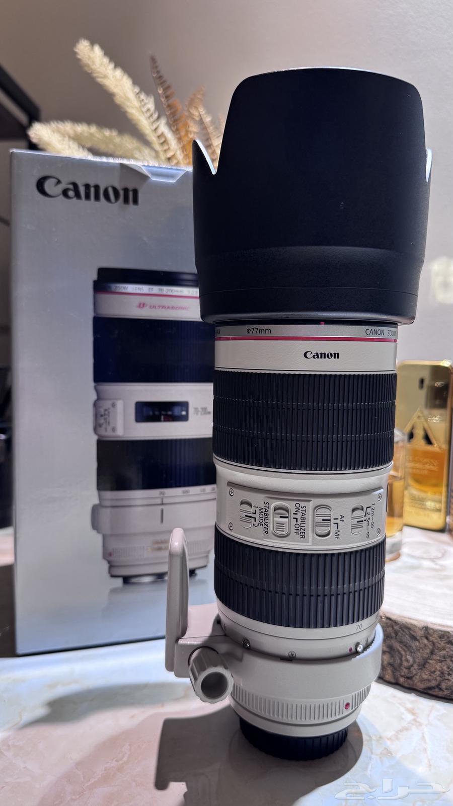 عدسة كانون 70-200 الأصدار الثاني فتحة 2.864379355778562110