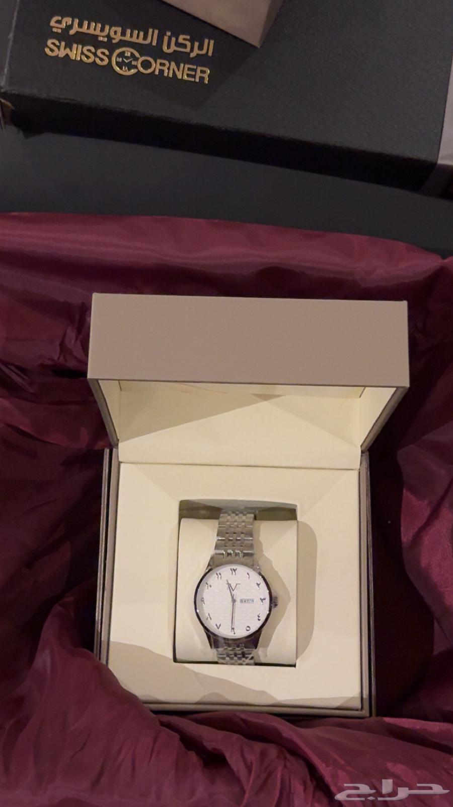 ساعه الركن السويسري جديده64390953584770110