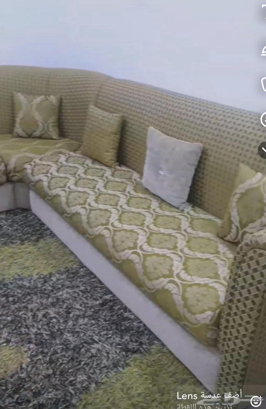 كنب وجلسه جديد جبته قبل شهر ونظيف مره64379152541570113