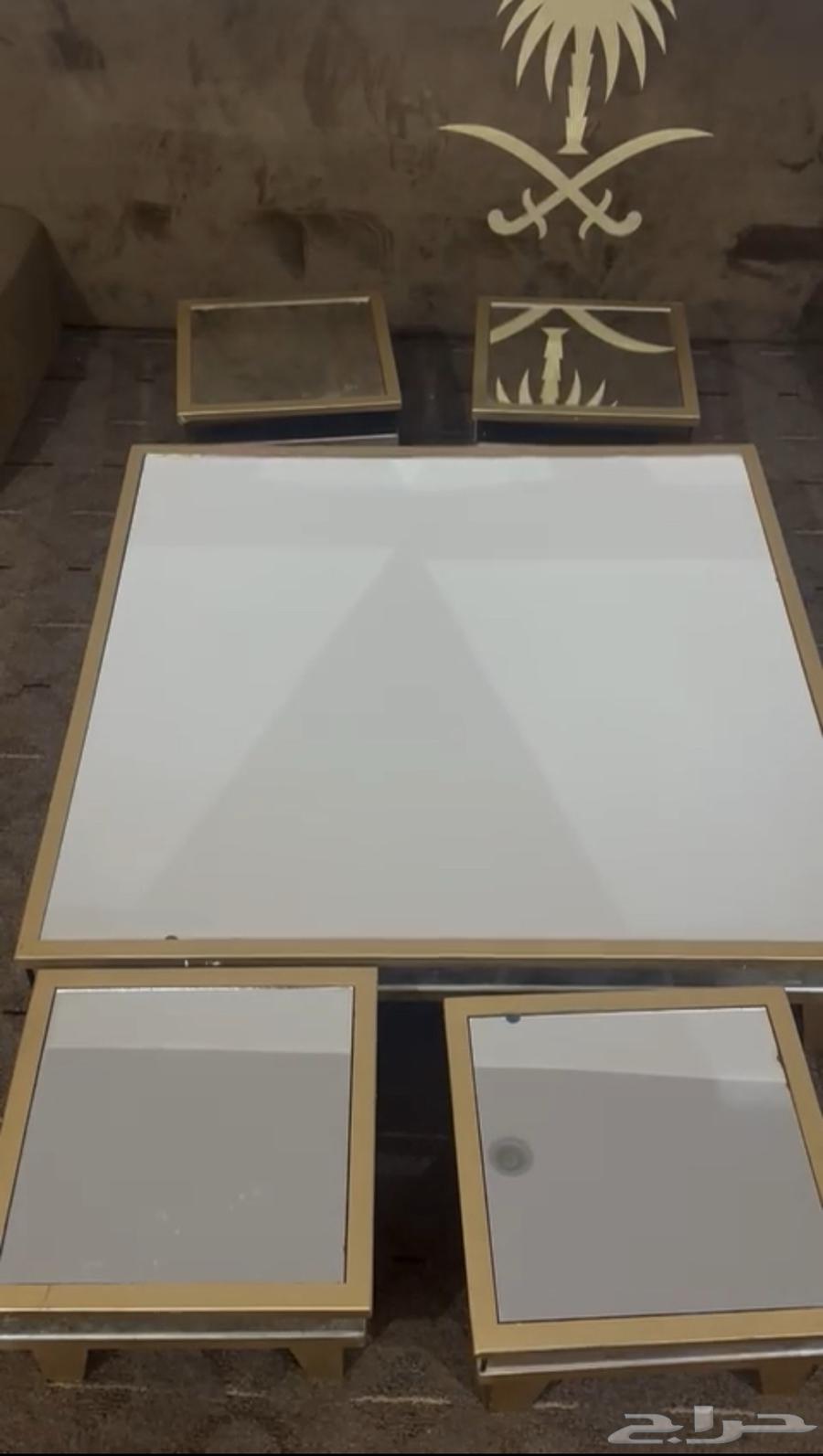 New folding support - table with 4 services - large table64390898130049112