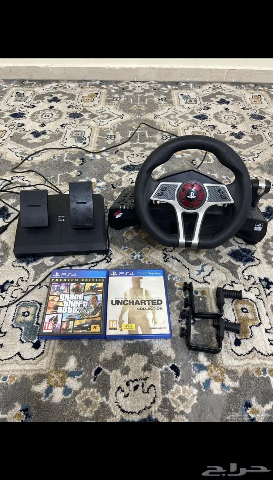 طارة سوني 4 و 3 معه شريط قراند64392128034563110