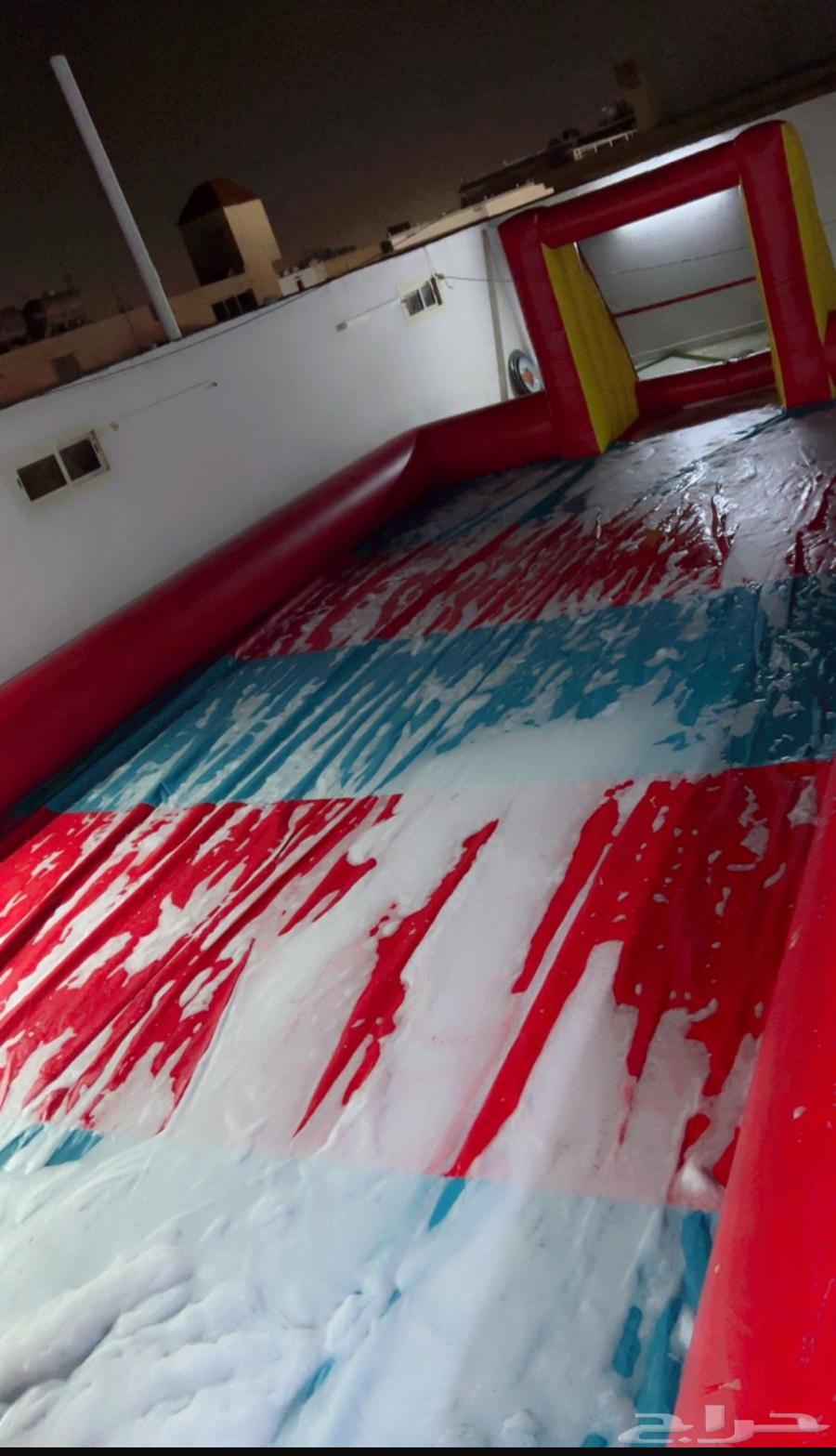 ملعب صابوني وملحقاته مع جهاز الرغوه64380806339586110