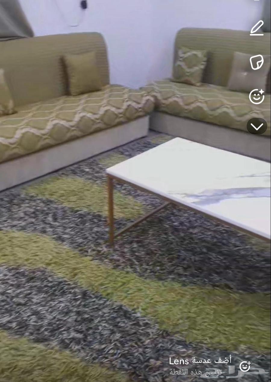 كنب وجلسه جديد جبته قبل شهر ونظيف مره64379152541570111