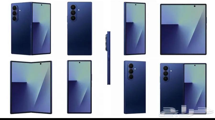 جالكسي زد فولد 7 ازرق 512 ضمان وكيل استخدام اقل من شهر64383497500290110