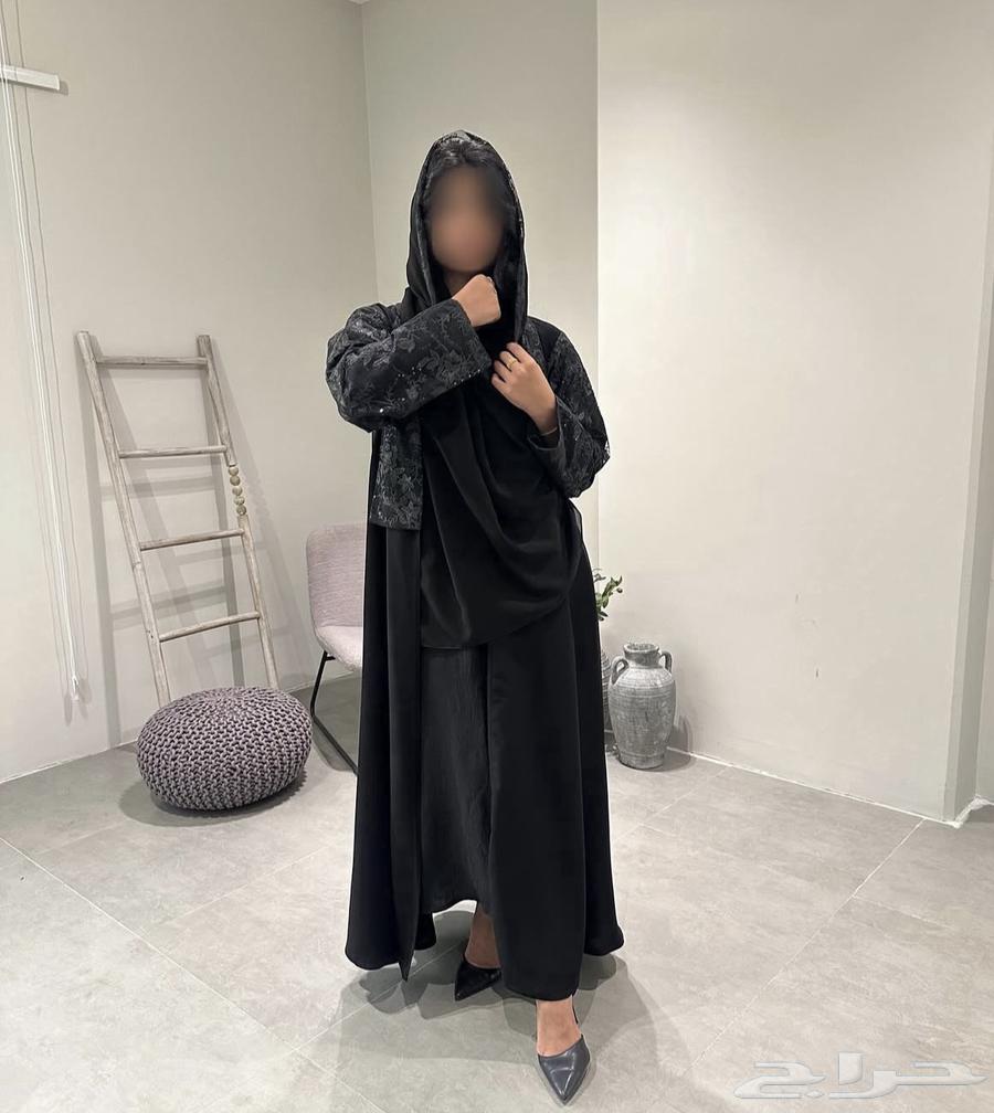 عبايه كريب ملكي64384465458562110