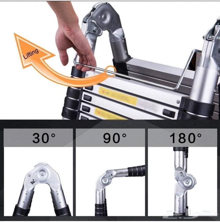 سلم تلسكوبي من الاستانليس استيل المقاوم لصدأ64392292145409111