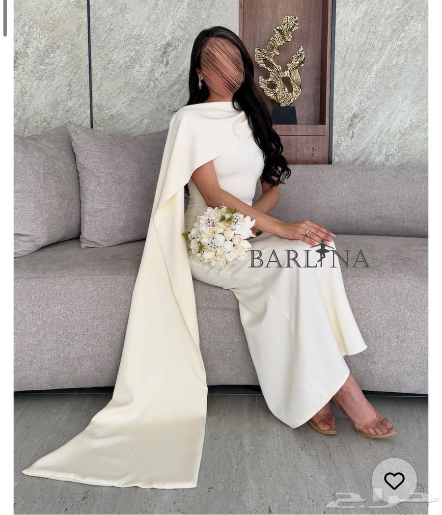 فستان ابيض مقاس s64378047258625111