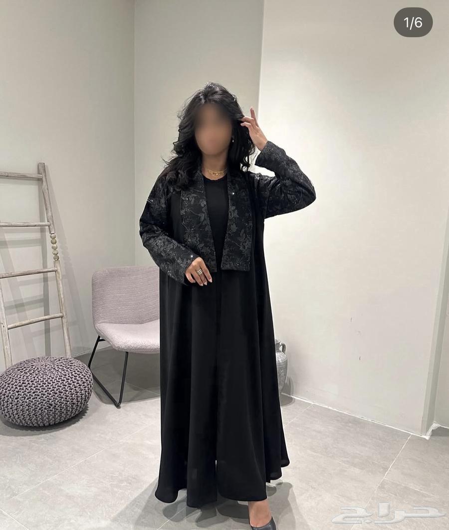 عبايه كريب ملكي64384465458562114