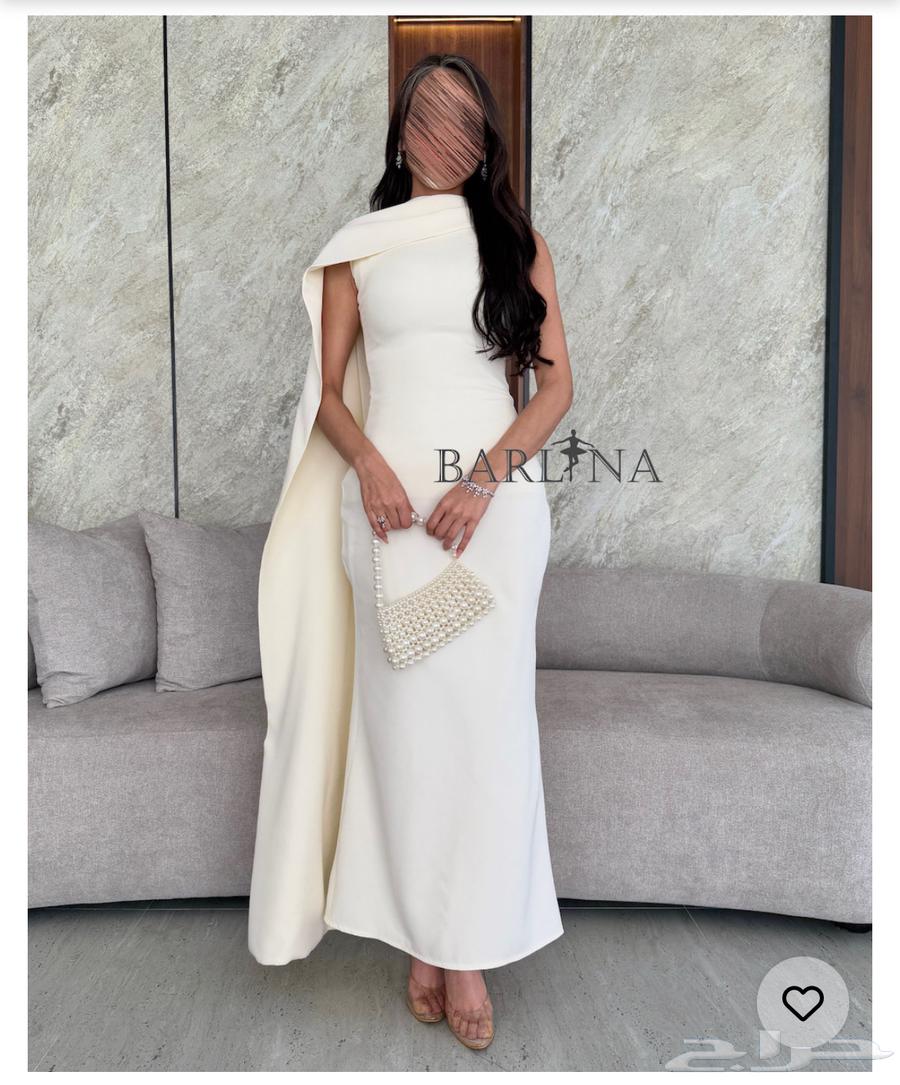 فستان ابيض مقاس s64378047258625110