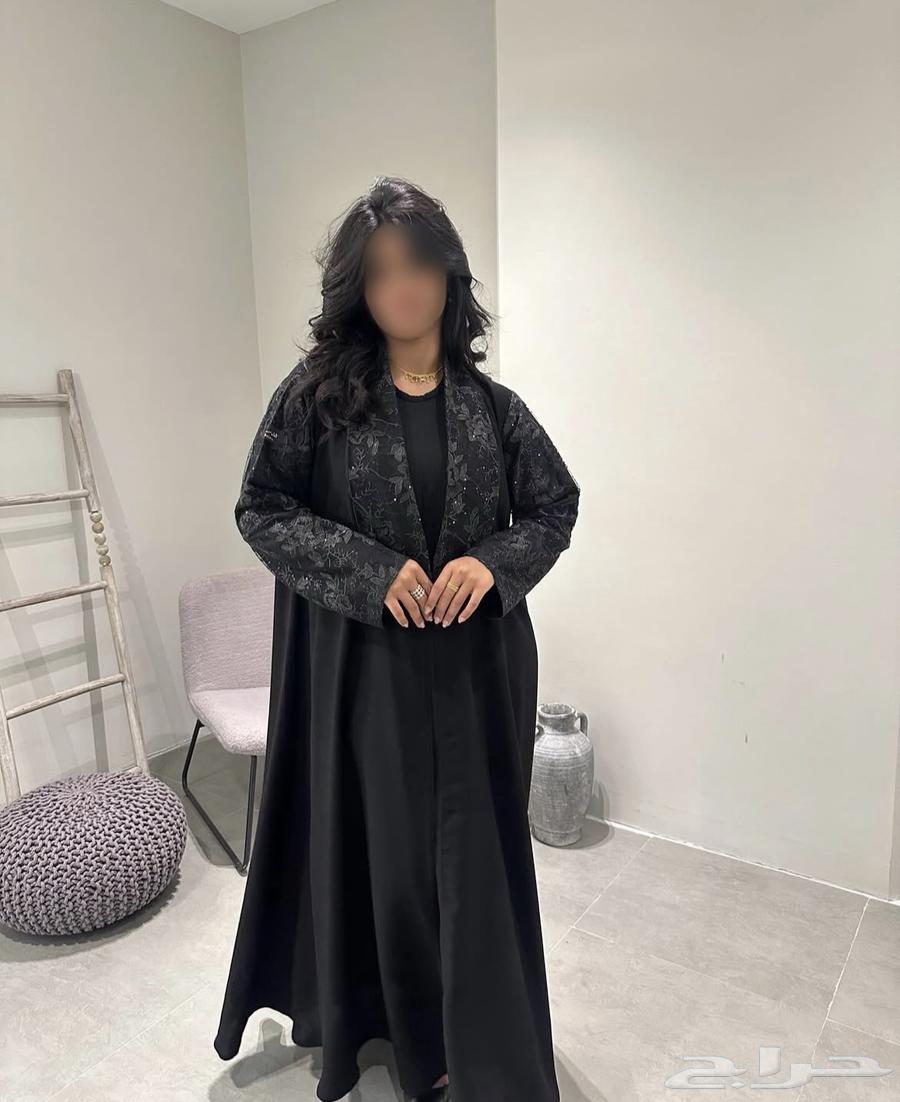 عبايه كريب ملكي64384465458562113