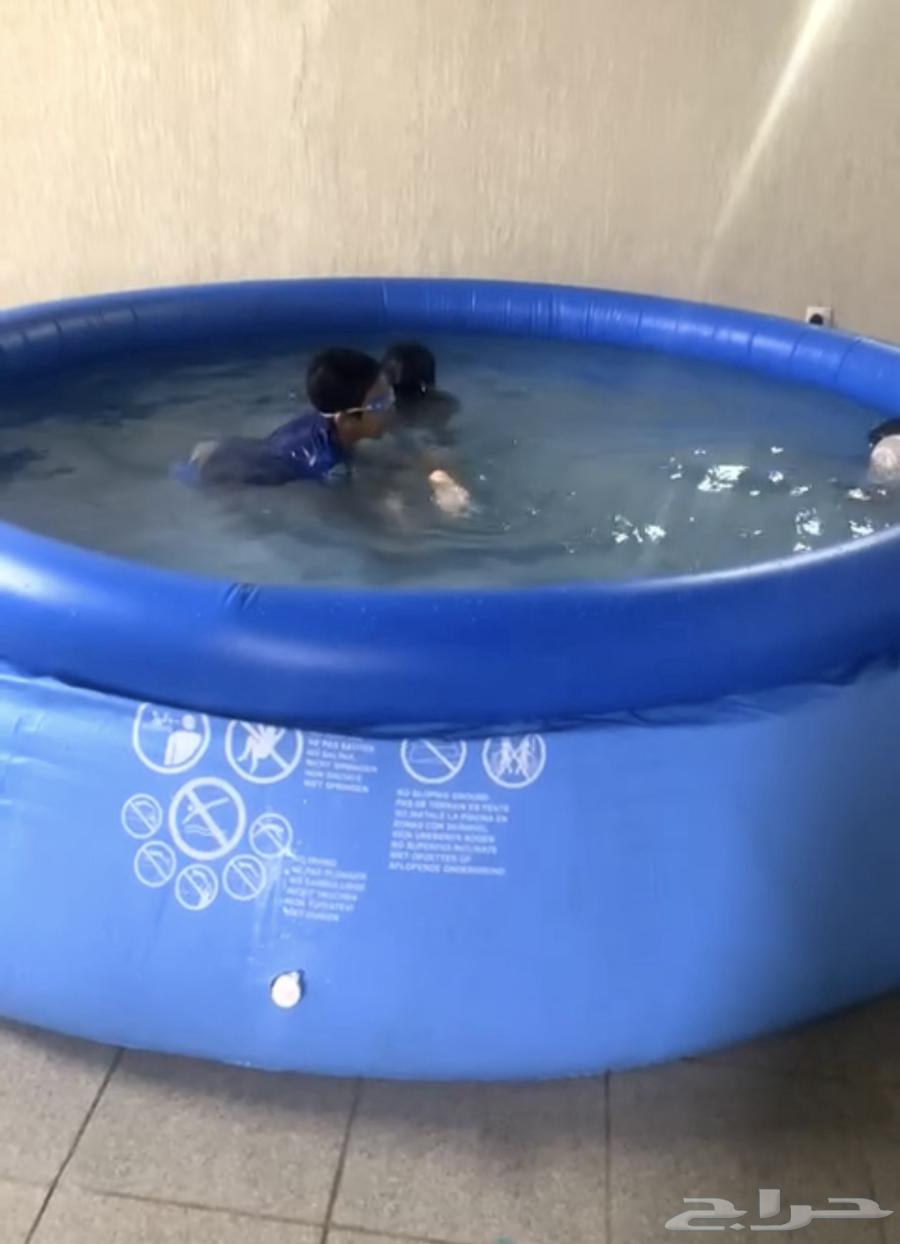 مسبح مع فلتر ومنفاخ كهربائي من ساكو64390816053122111