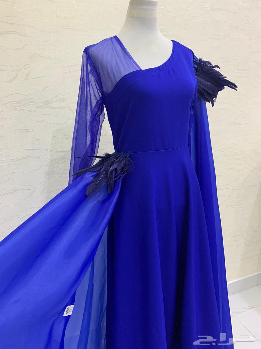 فستان سهرة ازرق (لم يتم استعماله ابد ا)64391934674691112
