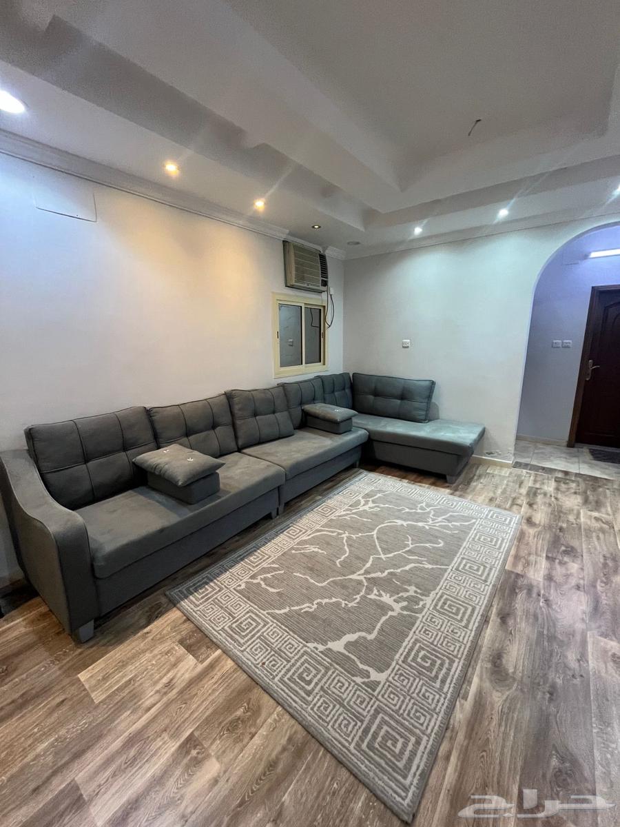 كنب حرف L جديد ونظيف64382445983875110