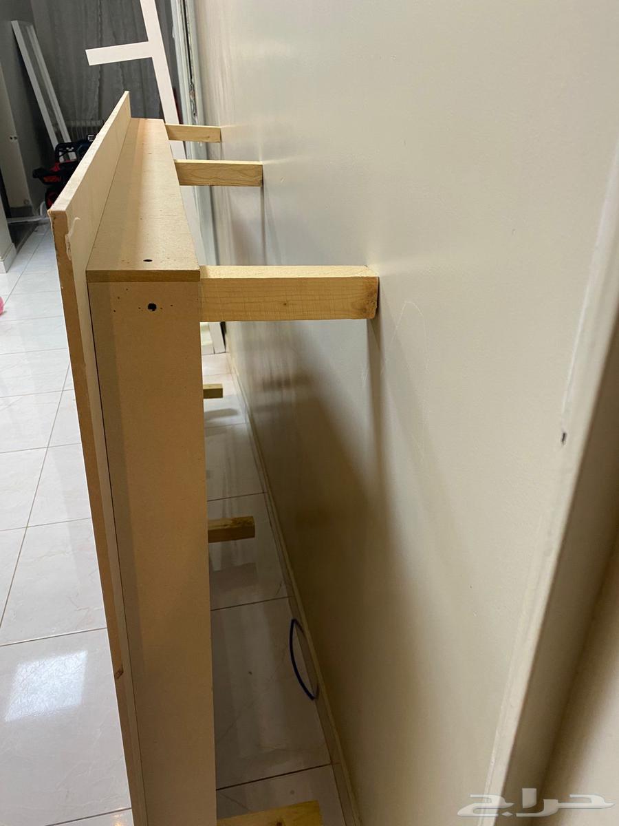 سرير خشبي نفر ونص ب 50 ريال64379645603585111