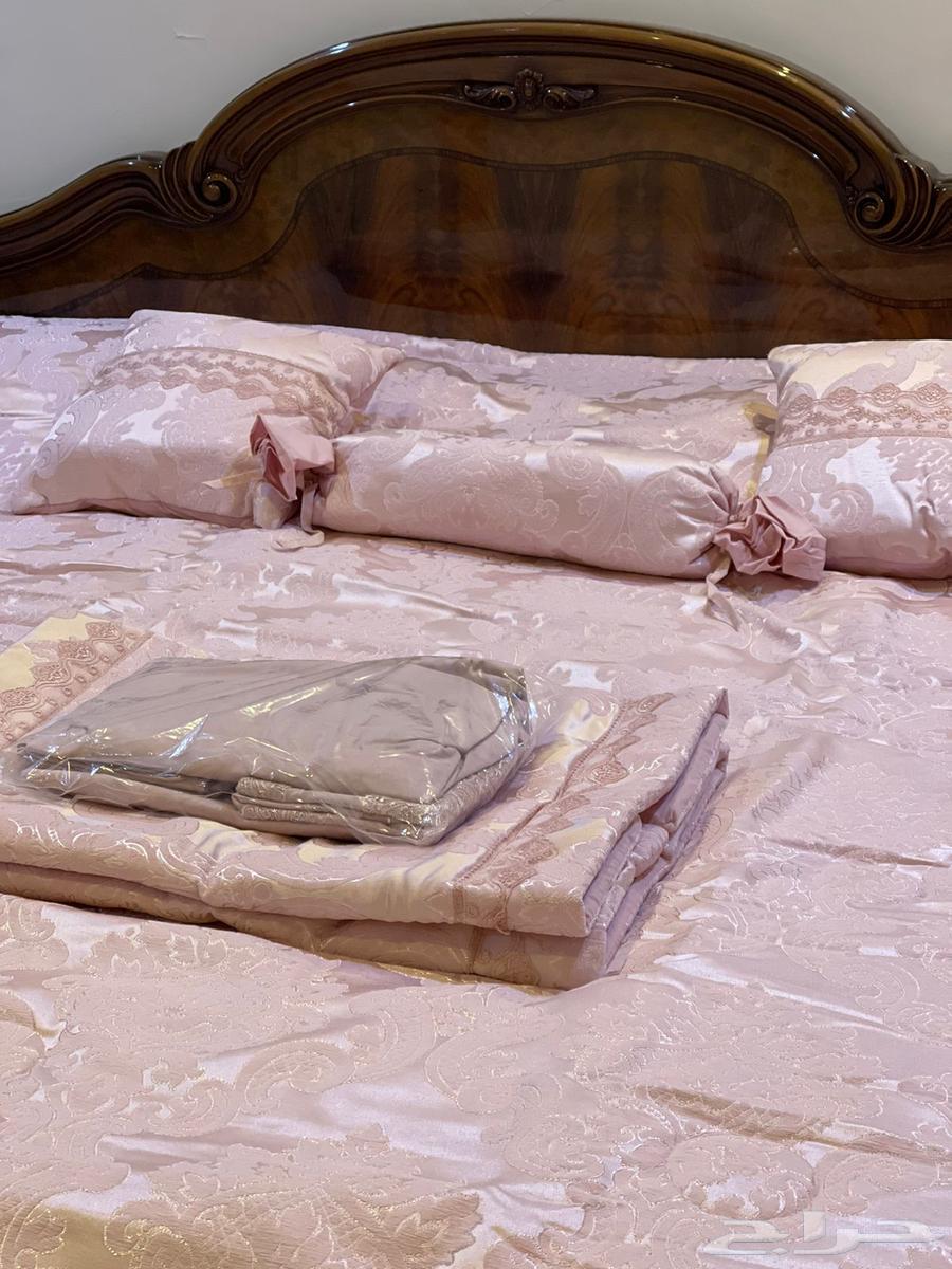 طقم كامل شرشف سرير 8 قطع جديد64380107298049114