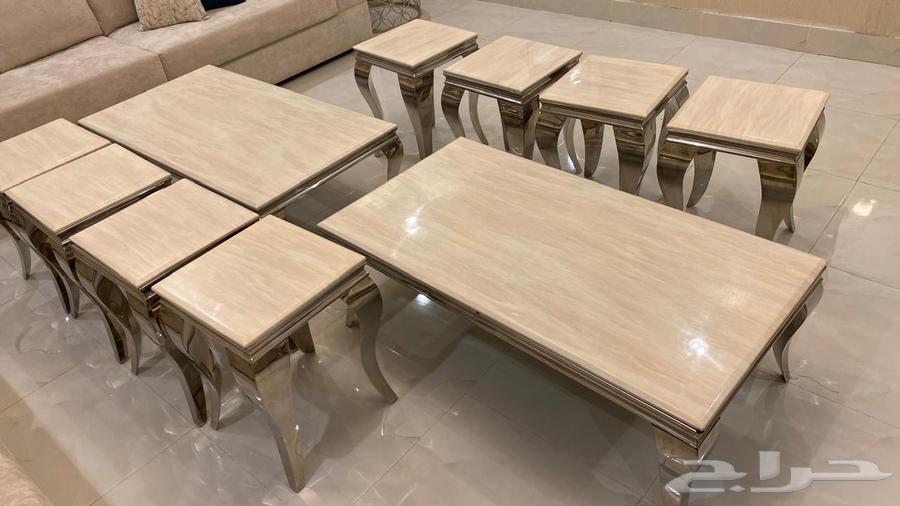 طاولات خدمه رخام فخمه جداا وجديده64380227281665110