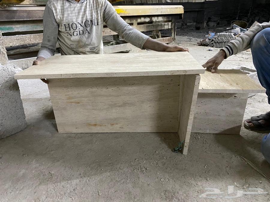 Travertino Marble Table64384799801731110