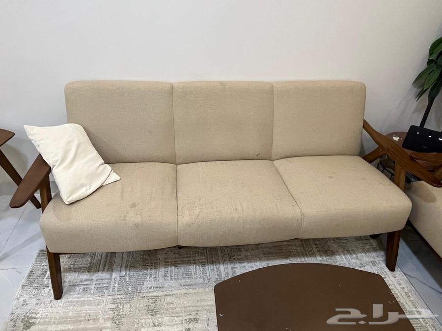 Couch set with tables from CW, Malaysian wood64379137972226113