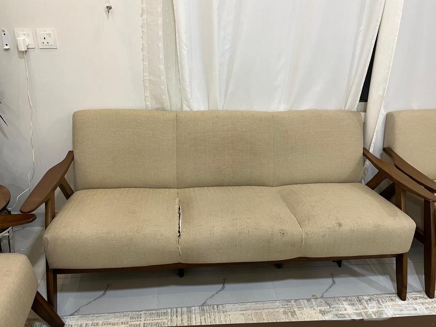 Couch set with tables from CW, Malaysian wood64379137972226114