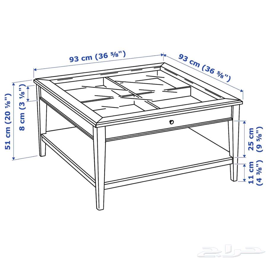 طاولة أيكيا واقفة مثل الألف64383650071169114