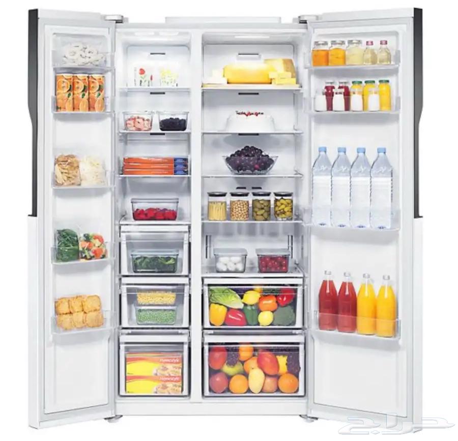 ثلاجة سامسونق بابين دولابي 19.8 قدم64389045355266114