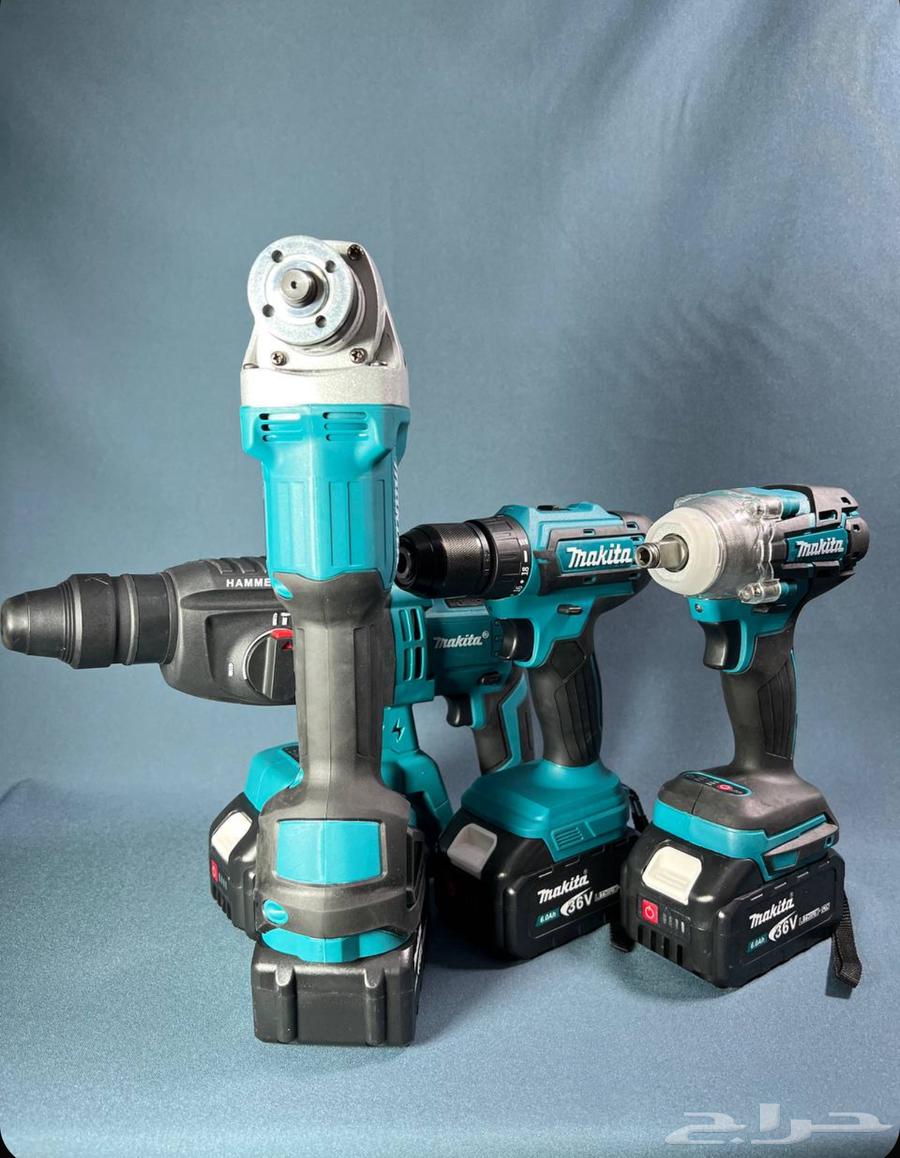 Makita 4-in-1 Tool Kit with 4 Batteries and 2 Chargers64520684535427111