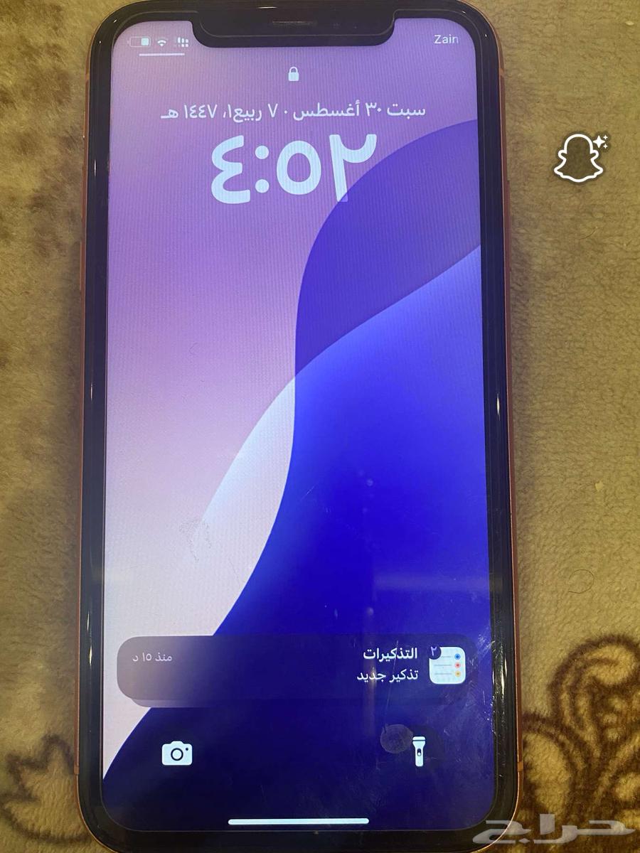 آيفون Xr نظيف64386333115649110