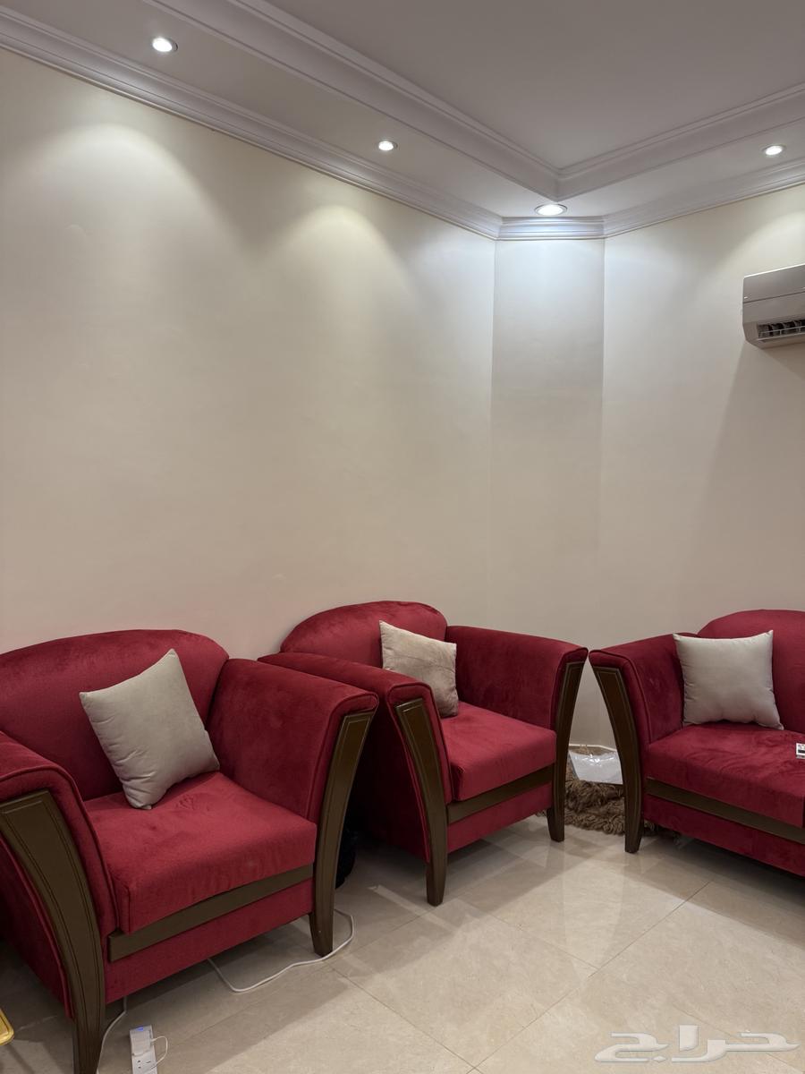 كنب احمر التنجيد جديد64378149607937112