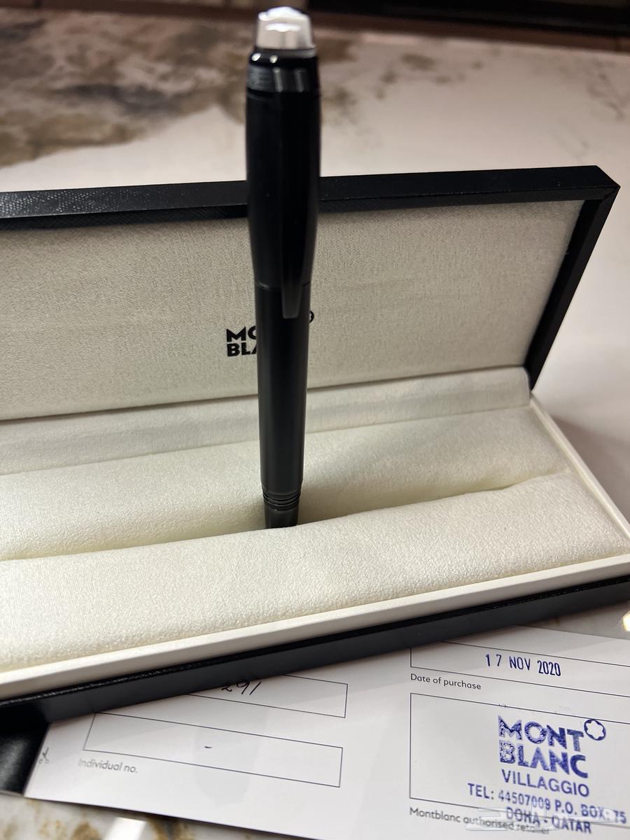 قلم مونت بلانك ستارووكر كامل المرفقات اصلي كالجديد64384341619457112