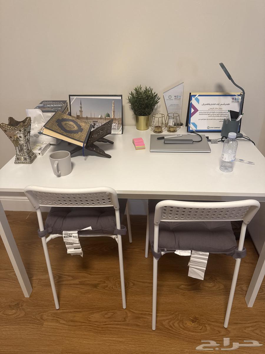 2 طاولة ( طاولة مكتب مع 2 كرسي   طاولة تلفزيون)64385453087234111