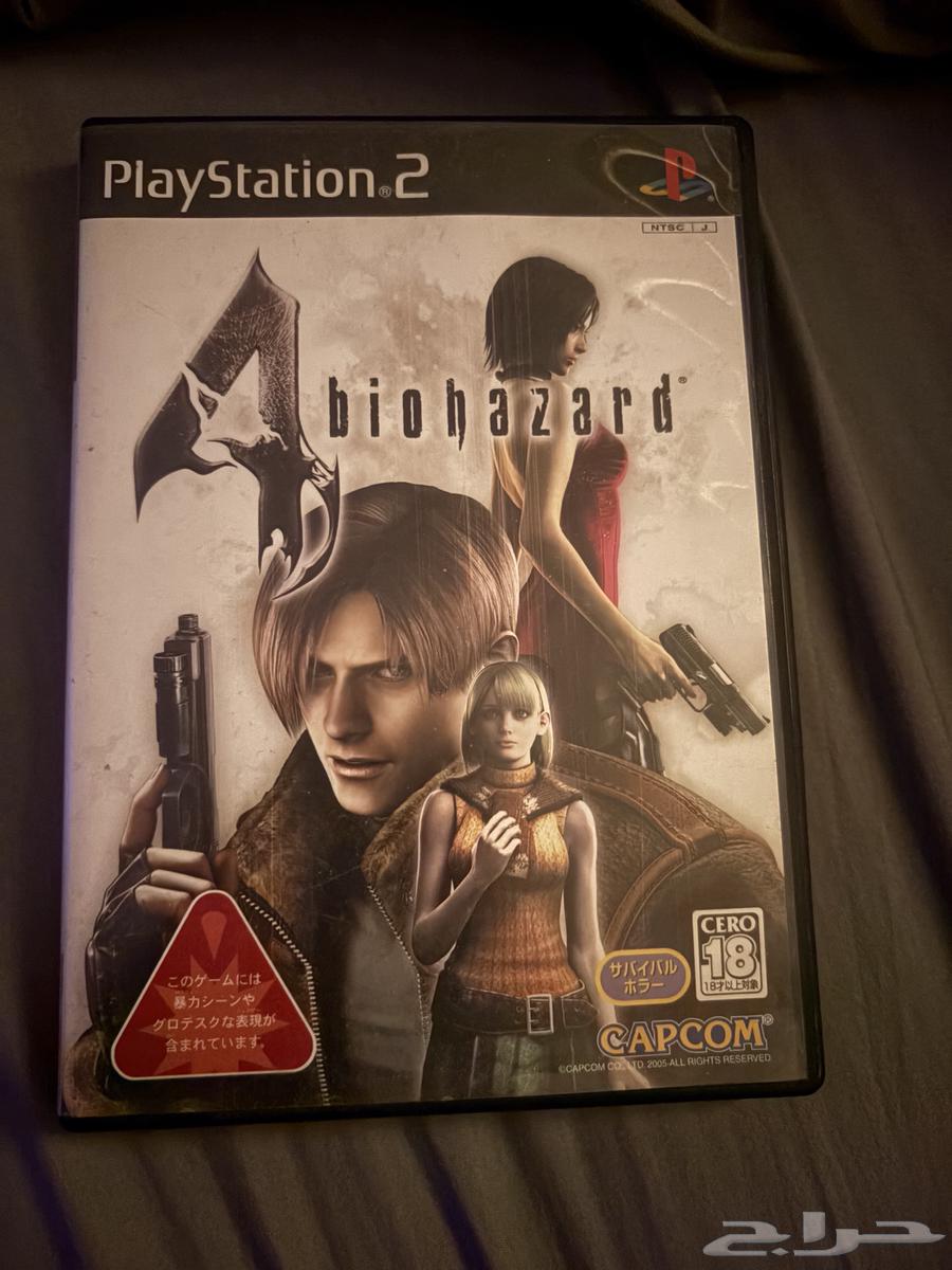 شريط رزدنت ايفل 4 سوني تو النسخه اليابانيه الاصلي64386262532739110