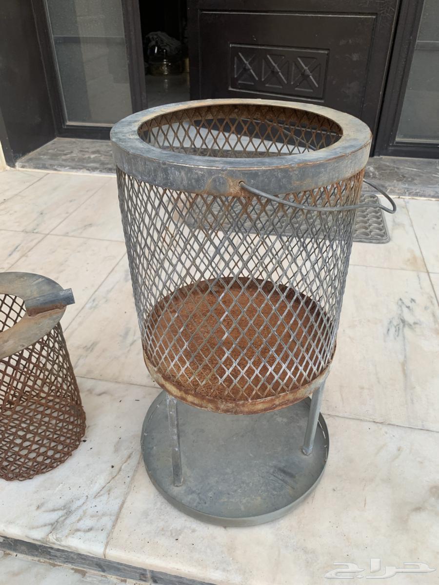 دفاية وموقد جمر تعمل الفحم والحطب حجم كبير وقوي64384675015299113
