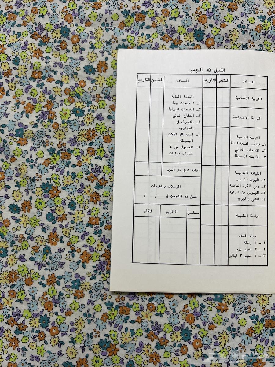 Cub Scout Progress Record64382252203265114