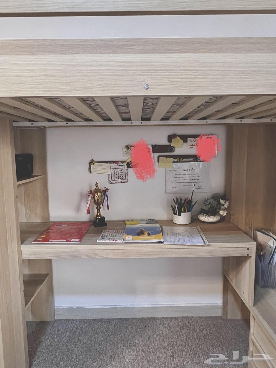 سرير اطفال دورين مع ادرج تخزين64387021157505112