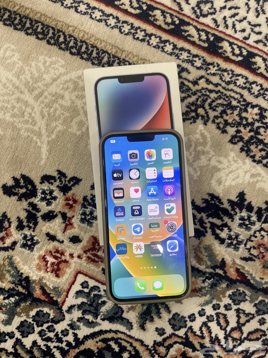 للبيع جوال ايفون 14 شبه الجديد64385494921346110