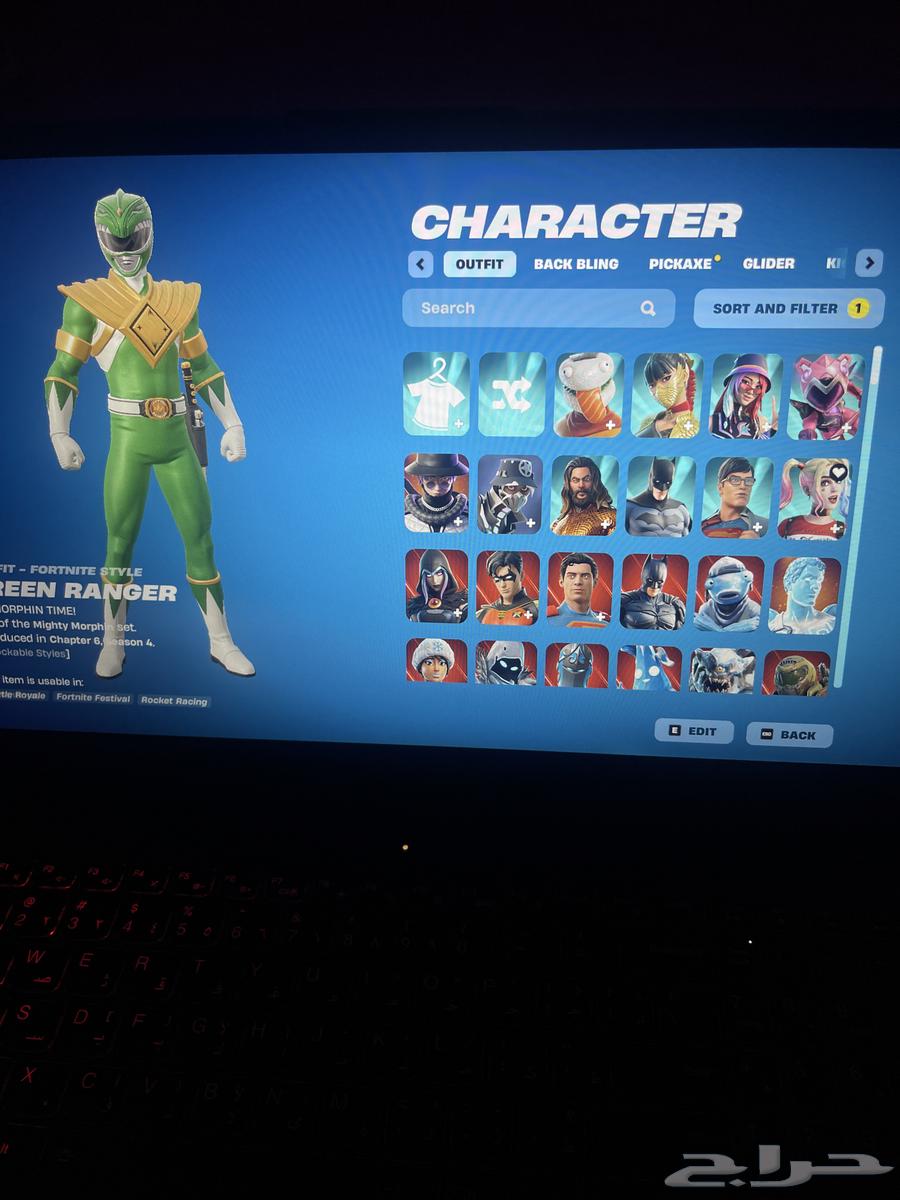 للبيع حساب فورت نايت64389640206595110