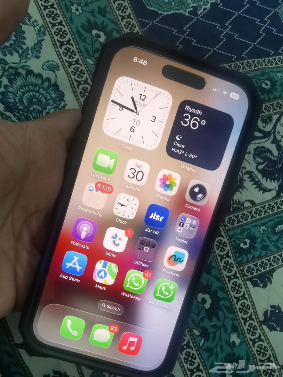 ايفون 16 عادي 256 جيجا دورة شاحن 36 فقط مع فاتوره جرير64392073087489112