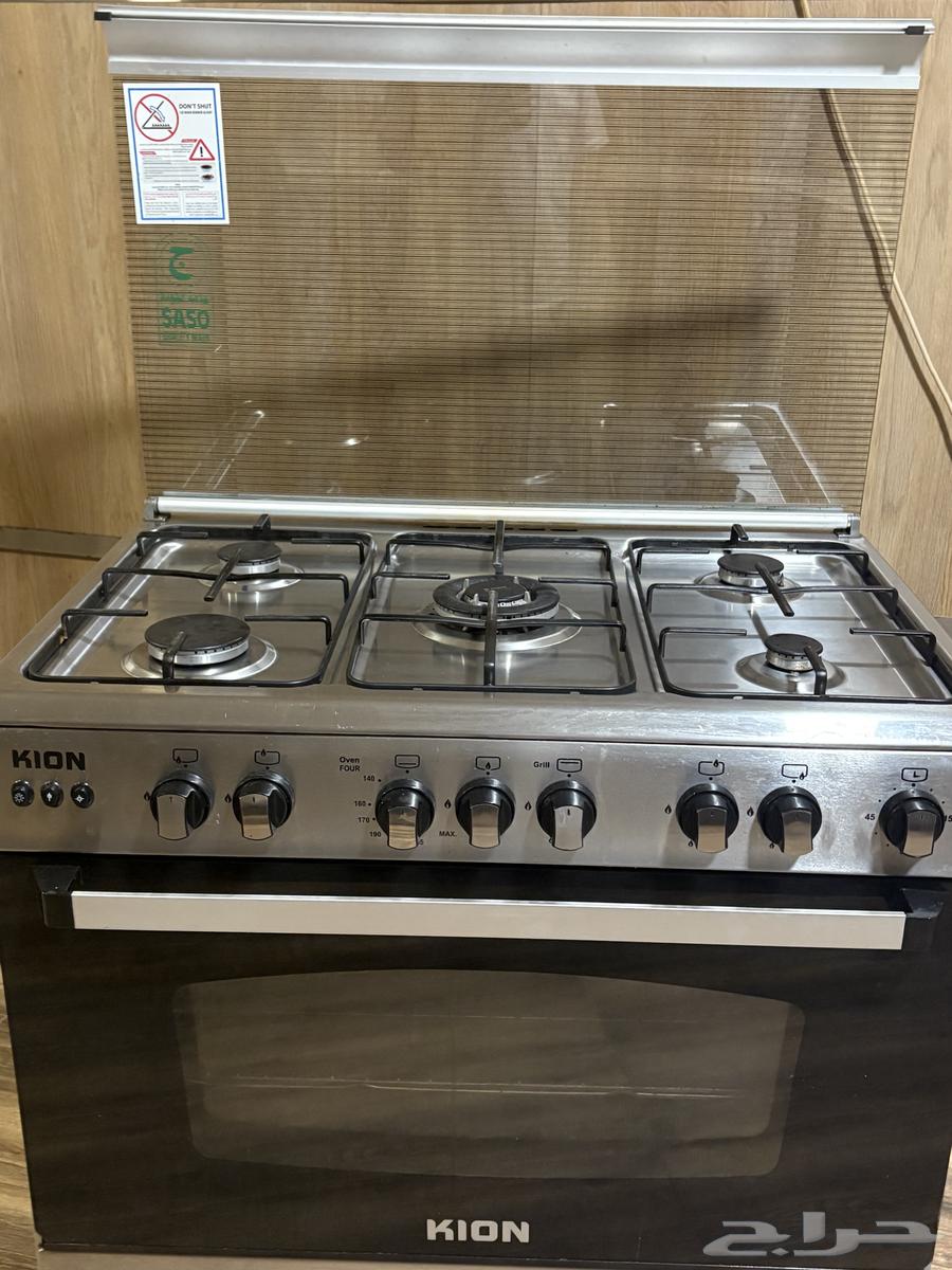 فرن بوتاجاز 5عيون وفرن مع لمبة وشواية64386445182593112