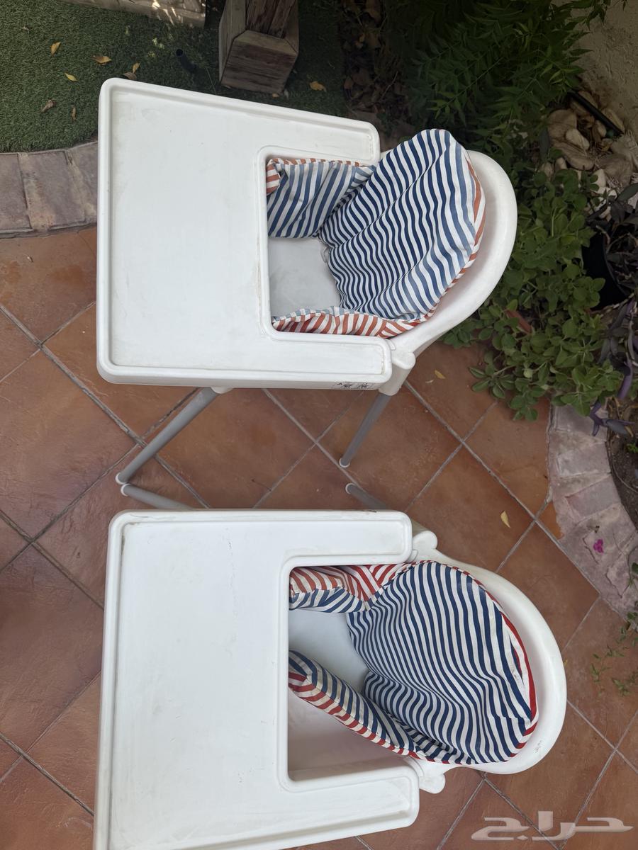 عدد 2 كراسي ايكيا اطفال مع البطانة64387759972993111