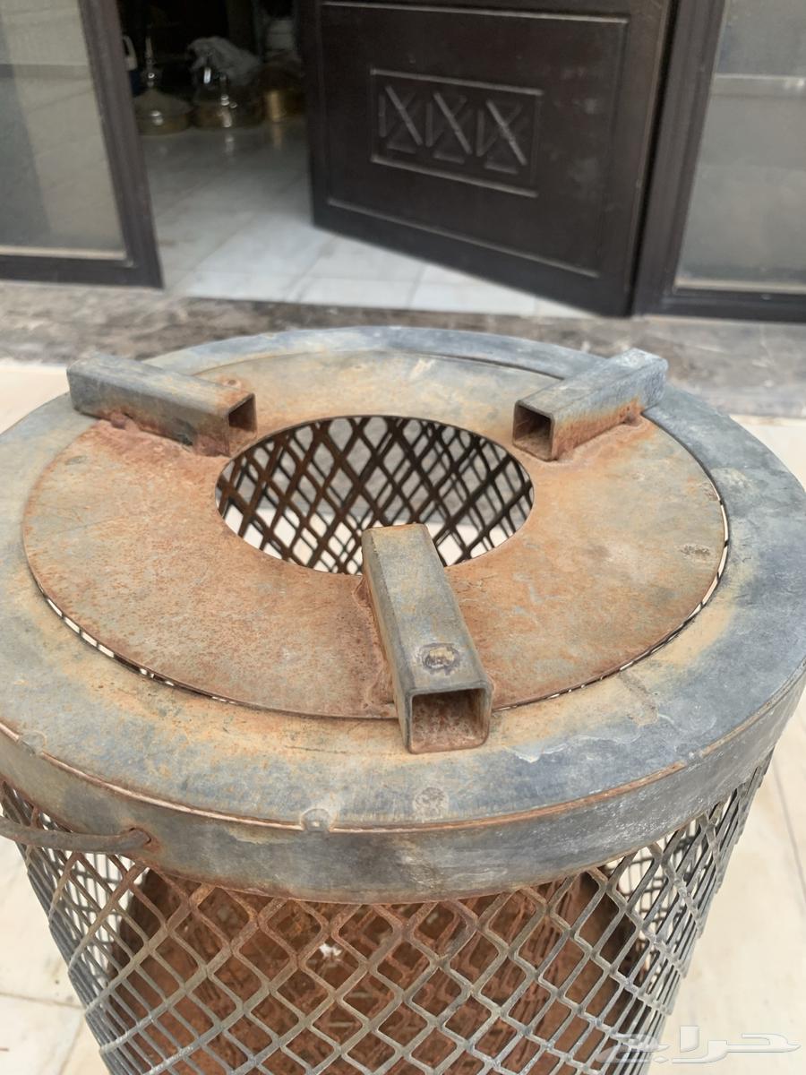 دفاية وموقد جمر تعمل الفحم والحطب حجم كبير وقوي64384675015299111