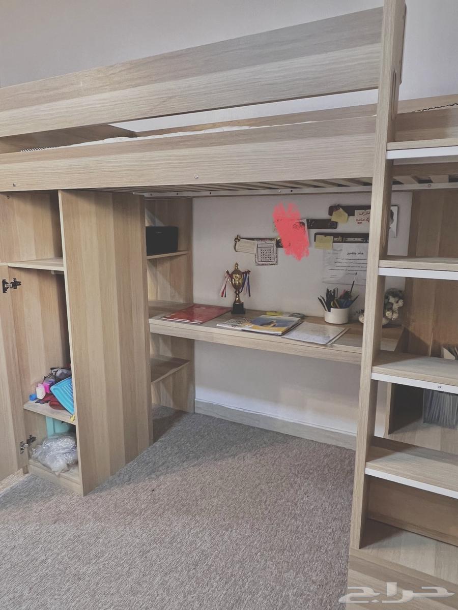 سرير اطفال دورين مع ادرج تخزين64387021157505111