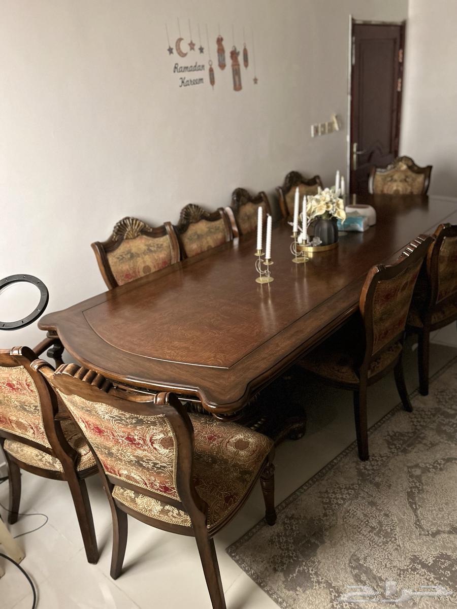 للبيع طاولة طعام مع طاولة بوفية مع دولاب64384965934466111