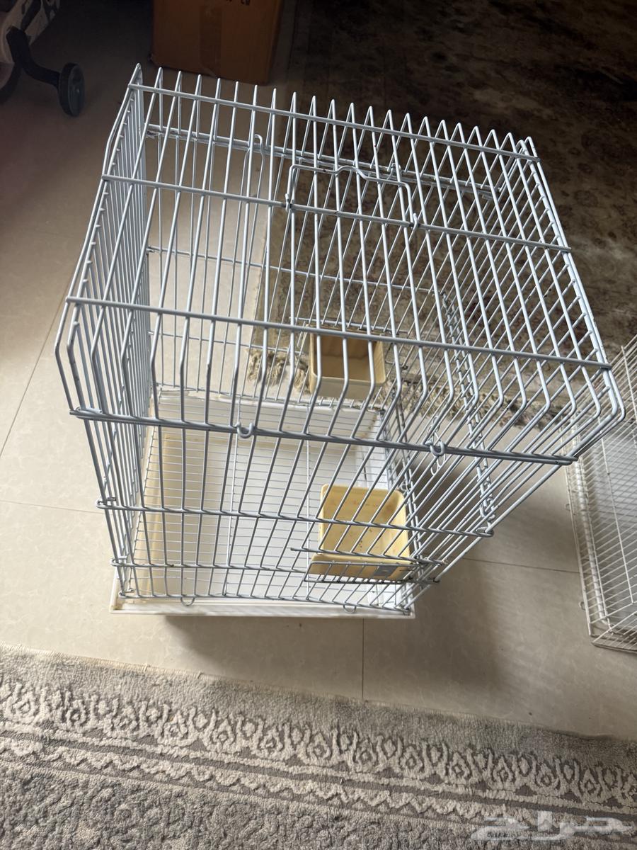 Kasco parrot cage and large parrot cage with white nesting box in good condition64382955819266113