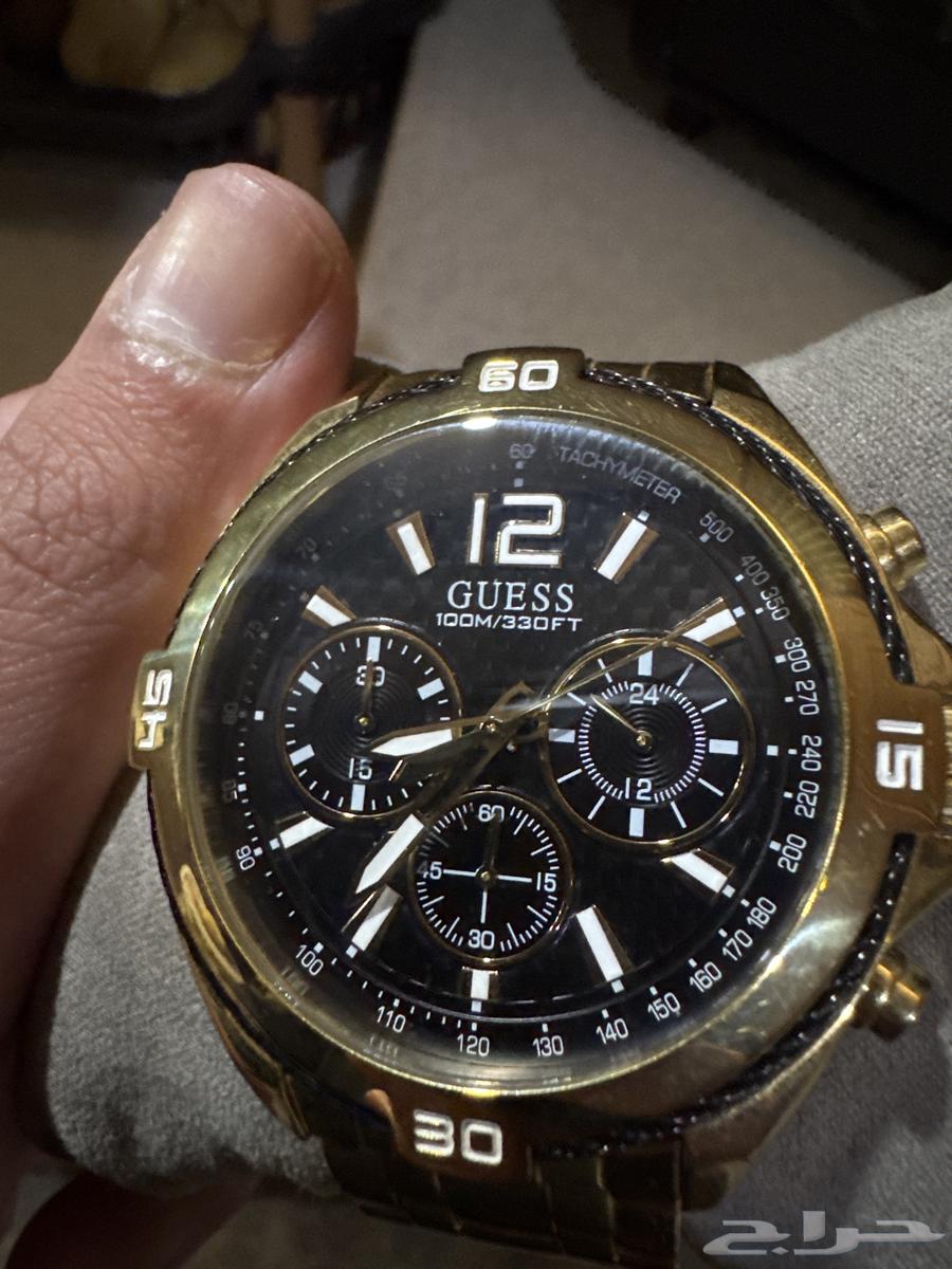 ساعة من شركة guess اصلية صناعة يابانية64378600775809110