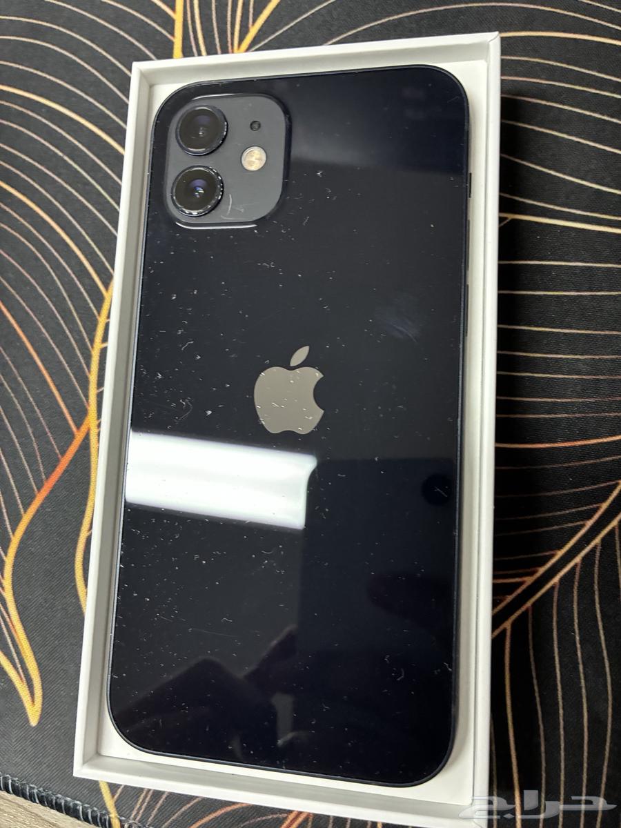 ايفون 12 العادي 64GB اسود64391673769987114