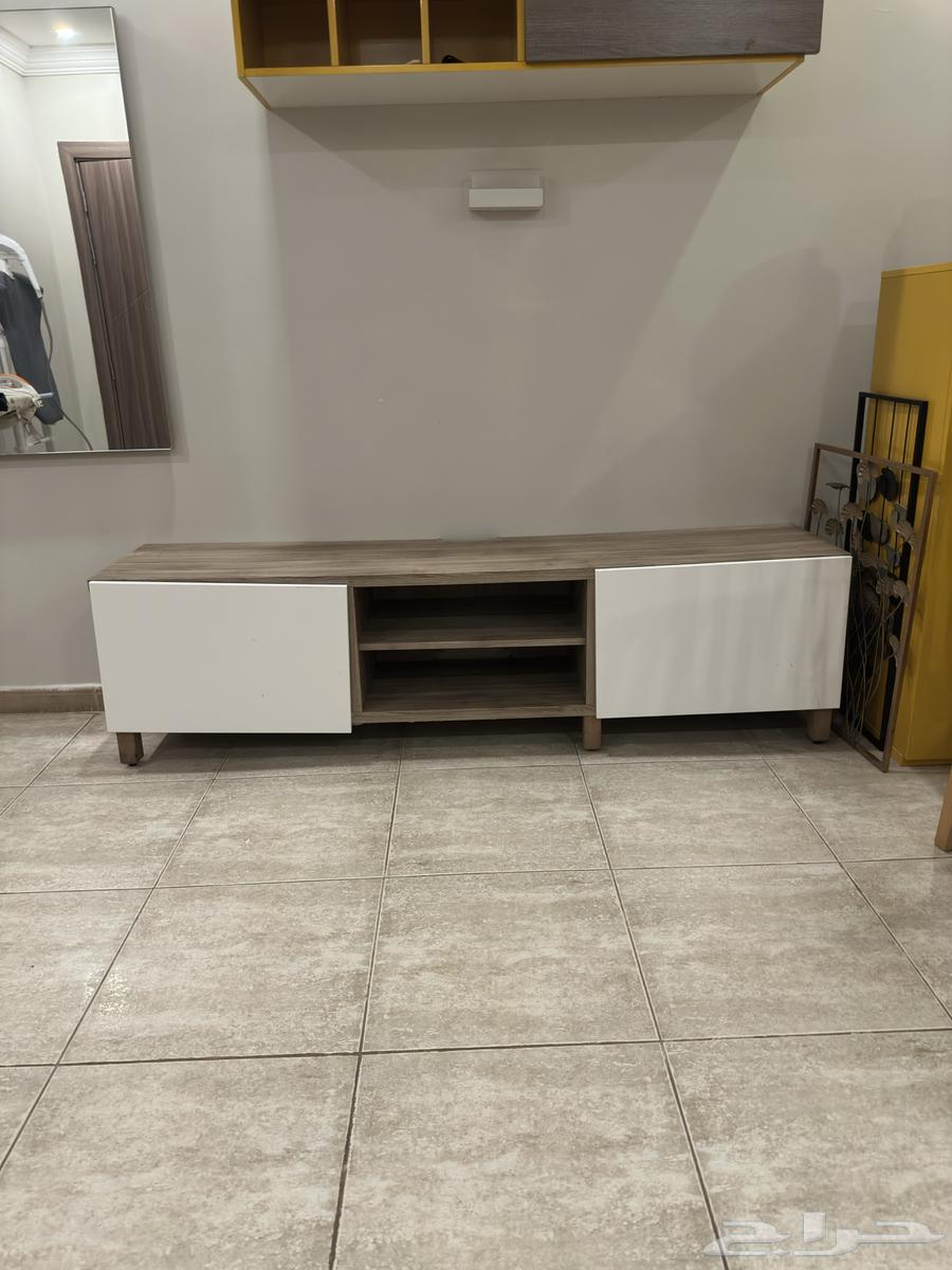 طاولة تلفزيون خشب ايكيا64379443394819110