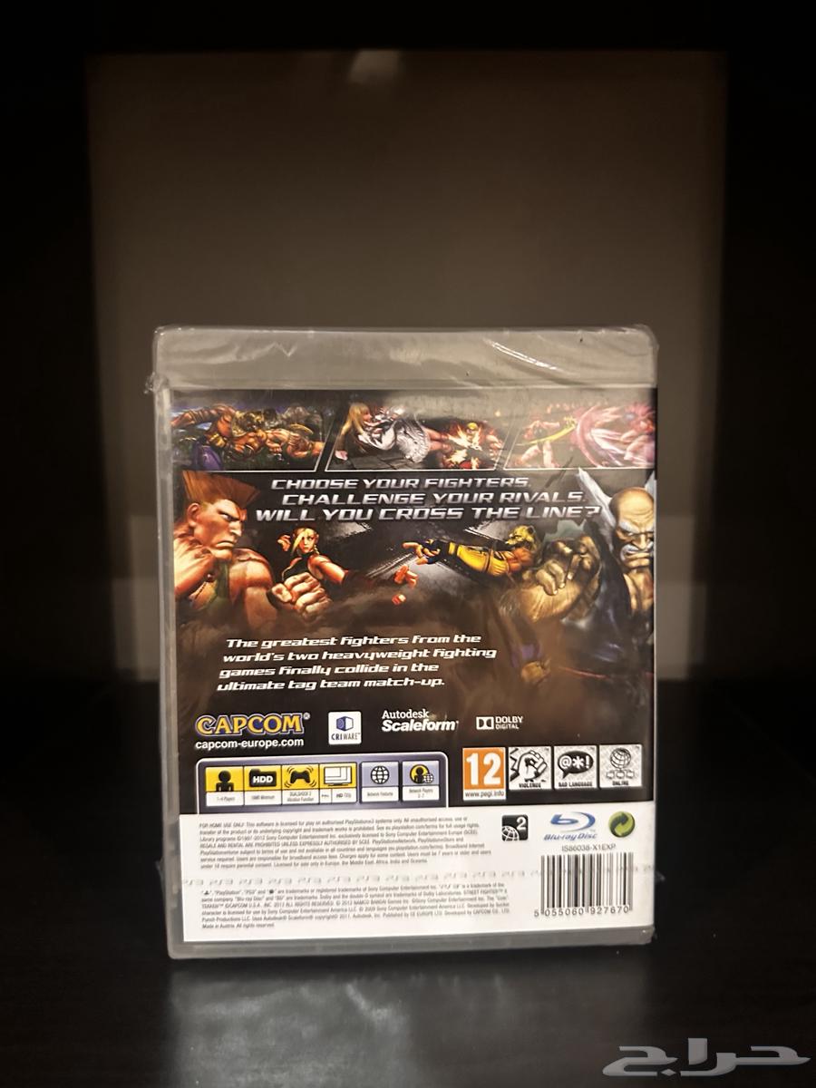 لعبة Street Fighter X Tekken جديد Sealed نادر64381892677250111
